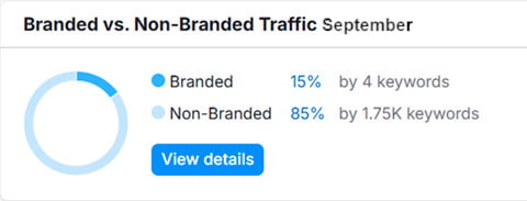 Branded vs. Non-Branded Traffic