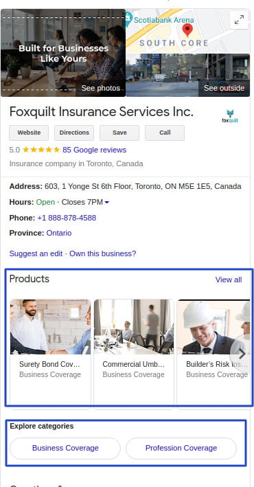 Google My Business Listing Optimization