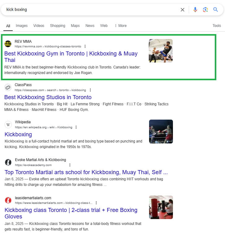 Local Search Success