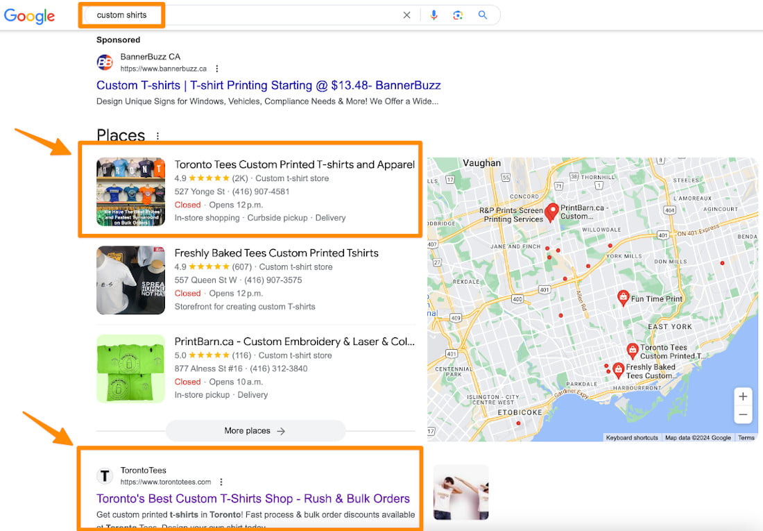 Position Rankings Increase - Toronto Tees