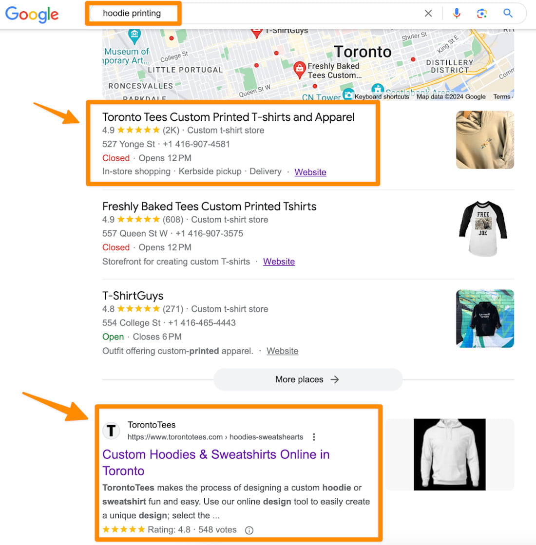 Position Rankings Increase - Toronto Tees