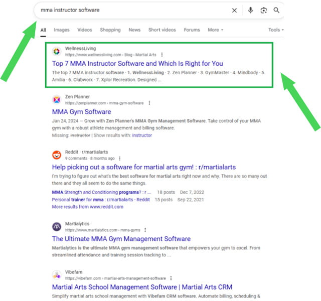 mma instructor software