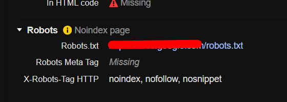 Robots.txt and Meta Robots Settings