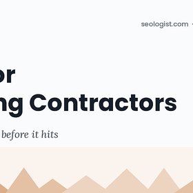 SEO for Roofing Contractors in Canada