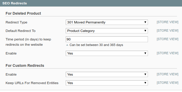 SEO Redirects Setup in Mageworx